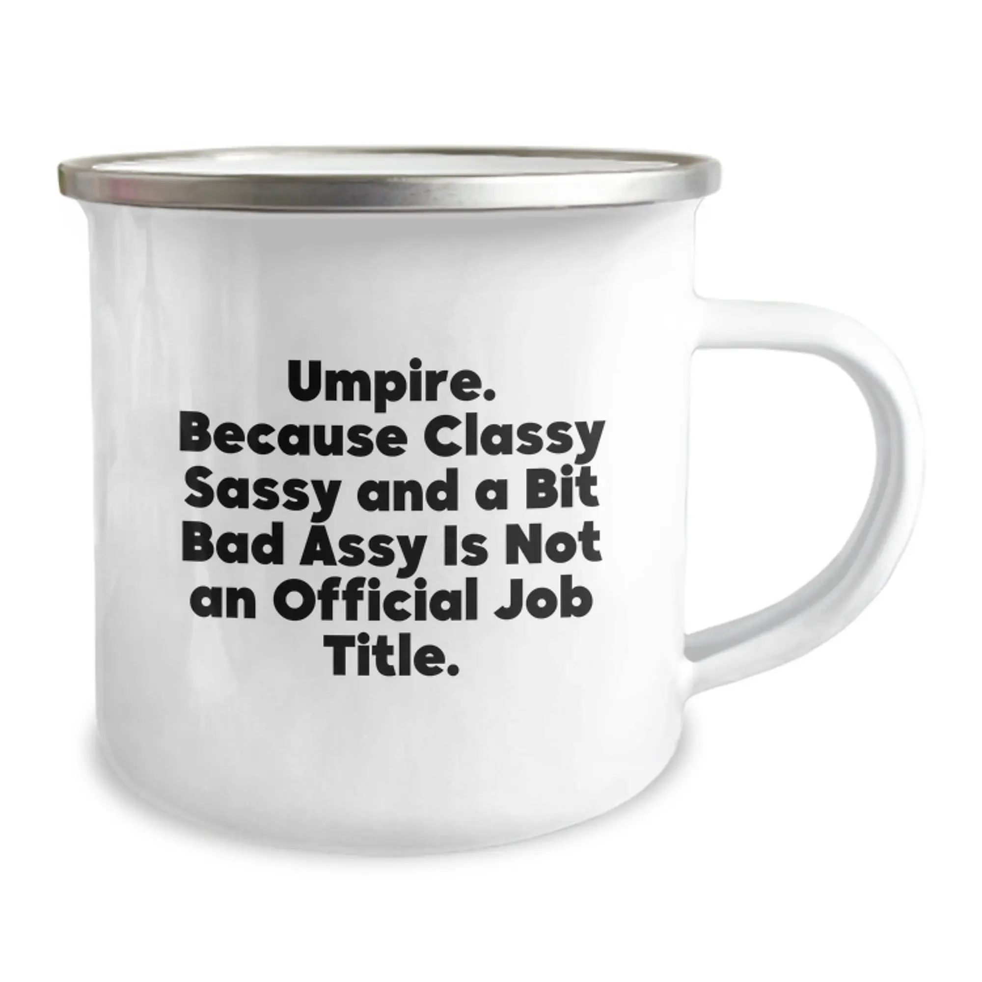 Funny Umpire Gifts for Him, Umpire Camping Mug, Graduation Unique Gifts from Friends, Sassy Umpire Quote - Image 2