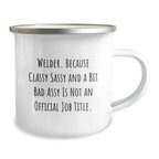 Funny Welder Gifts from Friends for Welder Men Camping Mug - Unique Christmas Unique Gifts for Men