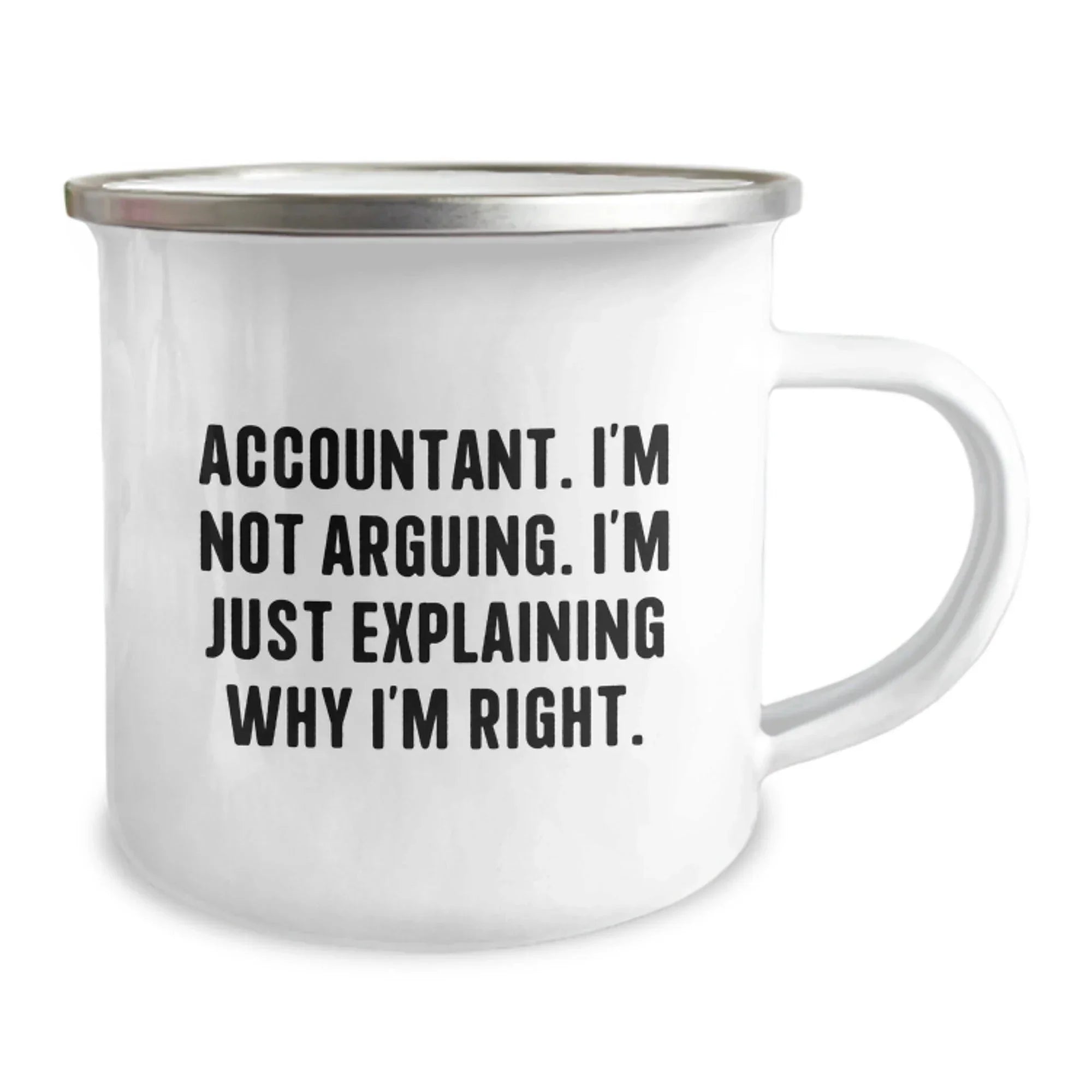 Funny Accountant Gifts for Men, Christmas Unique Presents from Friends, Accountant Sarcasm Mug I'm Not Arguing I'm Just Explaining