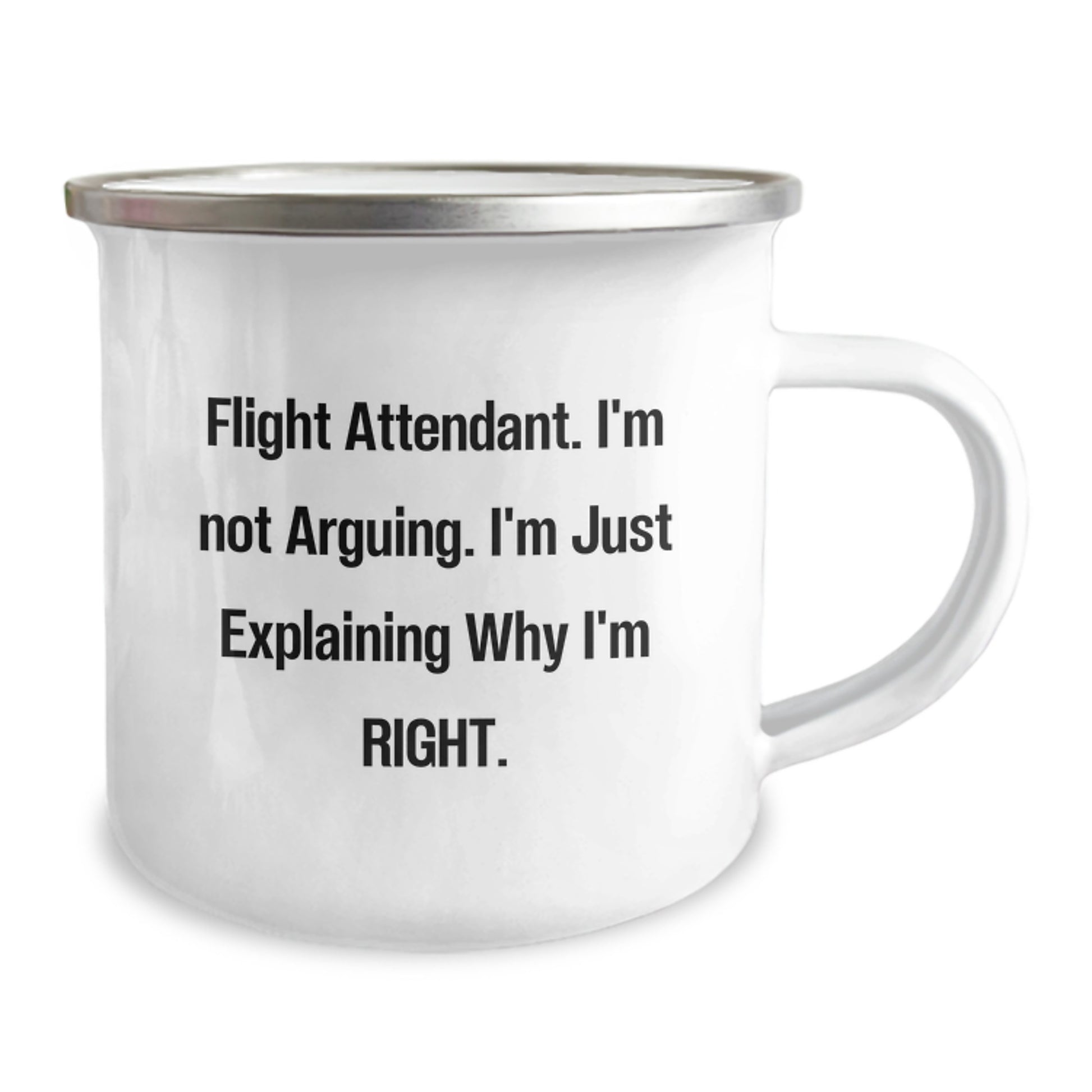 Funny Flight Attendant Gifts from Friends for Flight Attendant - Camping Mug - Christmas Unique Ideas - Image 2