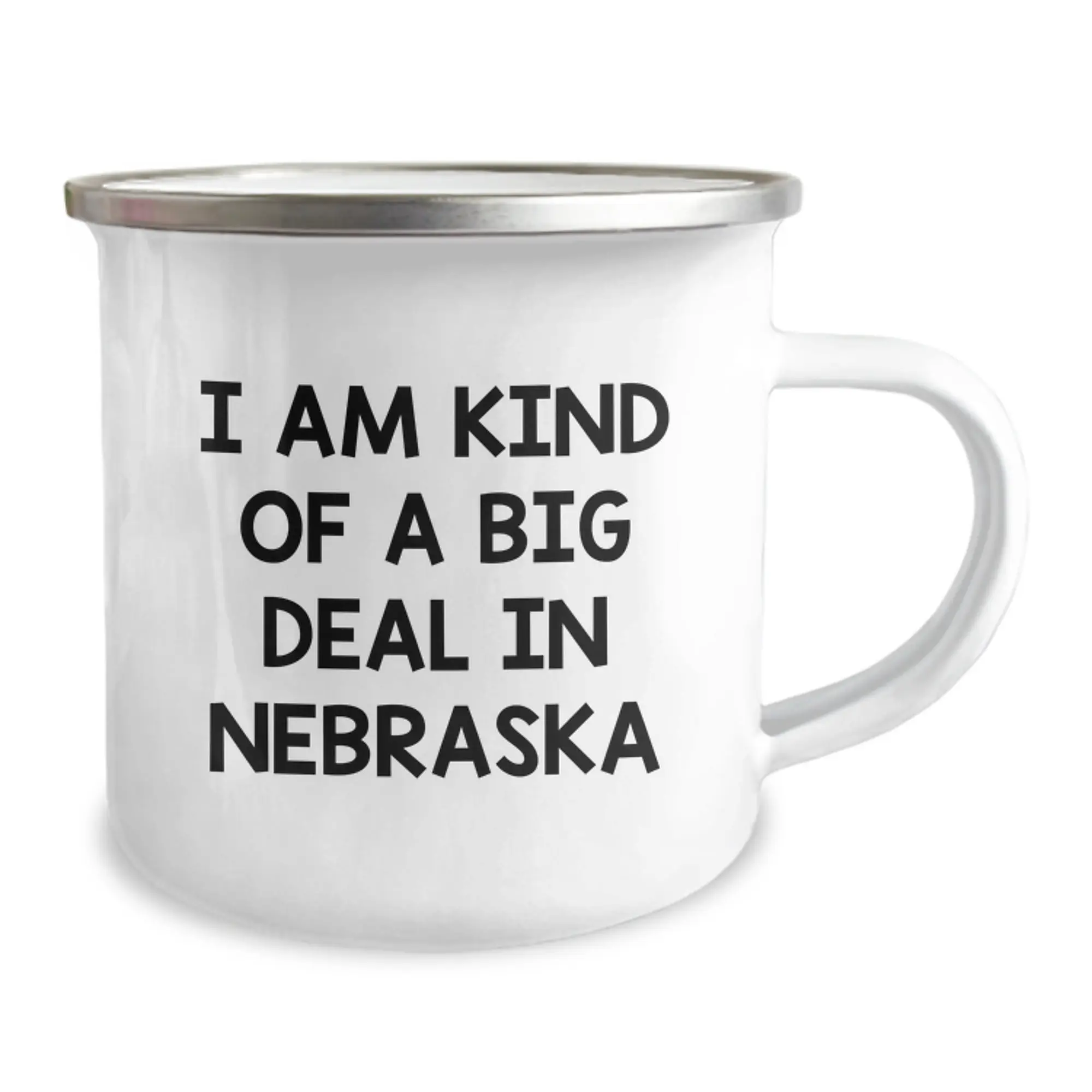 Unique Nebraska Camping Mug Gifts from Friends for Graduation - 'I Am Kind Of A Prime Selection In Nebraska' Funny Mug - Image 2