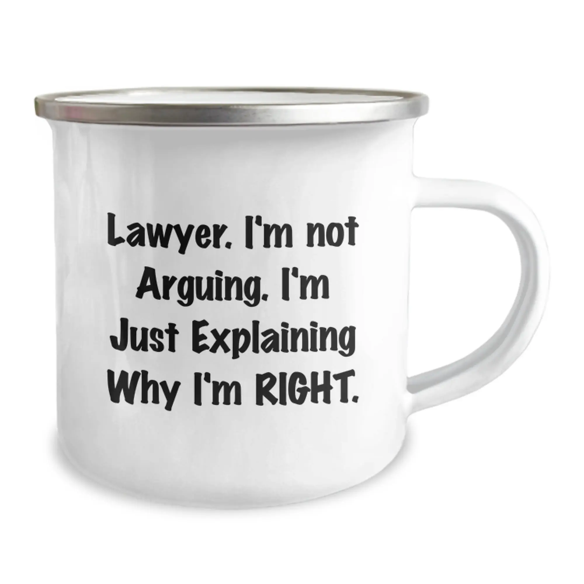 For Him Keepsake Birthday Gift Lawyer Mug – I'm Not Arguing Today - Image 2