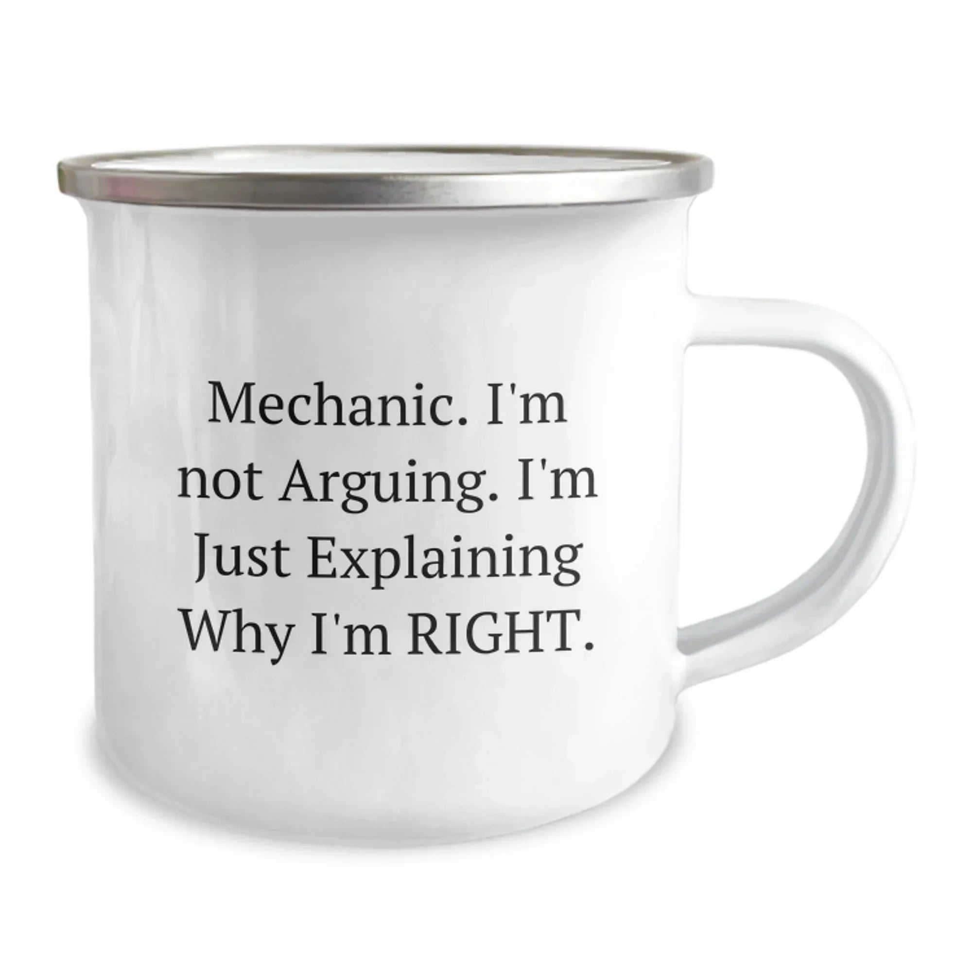 Funny Mechanic Gifts, Perfect for Mechanic Friends and Family - Camping Mug, Mechanic Humor, Christmas Unique Gifts from Men, for Men
