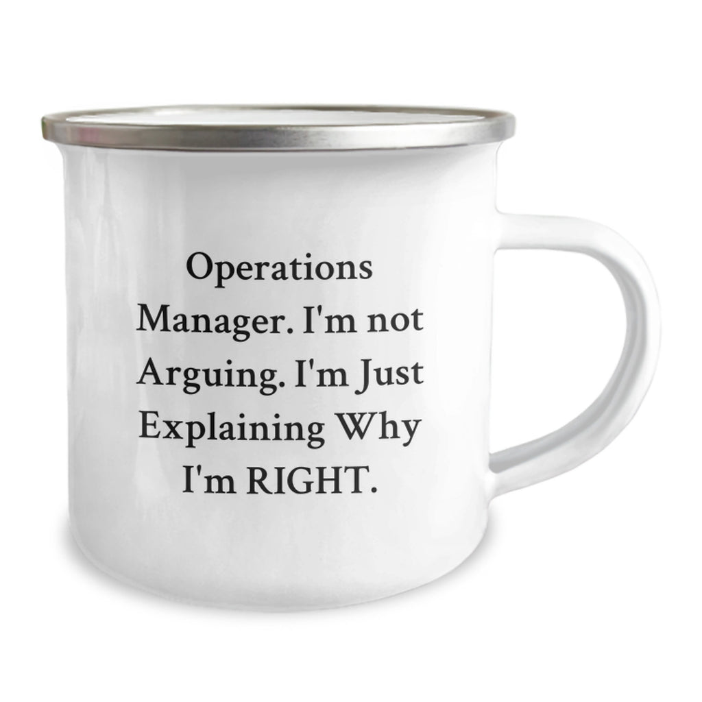 Operations Manager Gift for Him - A Righteous Keepsake Camping Mug - Image 2