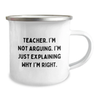 Teacher Keepsake Camping Mug for Him Birthday Gift – Durable Stainless - Image 2