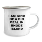 Rhode Island Keepsake Camping Mug for Him Birthday Gift with Quote - Image 2