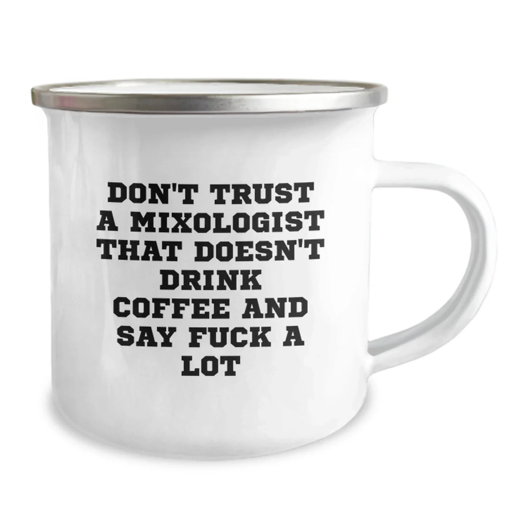 Funny Mixologist Quote Gifts for Men Camping Mugs from Friends for Christmas Unique Presents