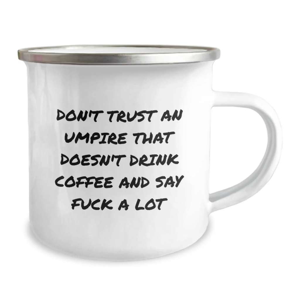 Funny Umpire Gifts from Friends for Men, Umpire Camping Mug for Graduation Unique Gift Ideas - Image 2