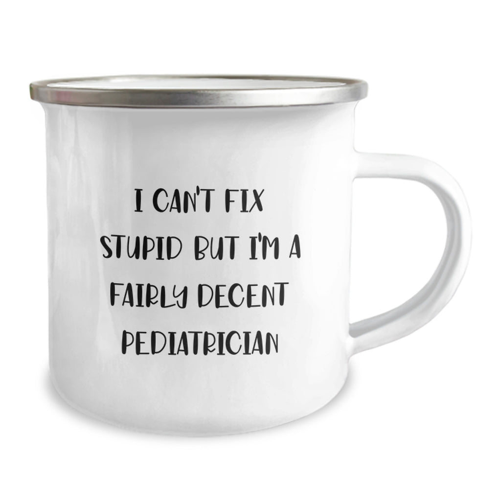 Pediatrician Gift for Him - Humorous Camping Mug Keepsake - Image 2