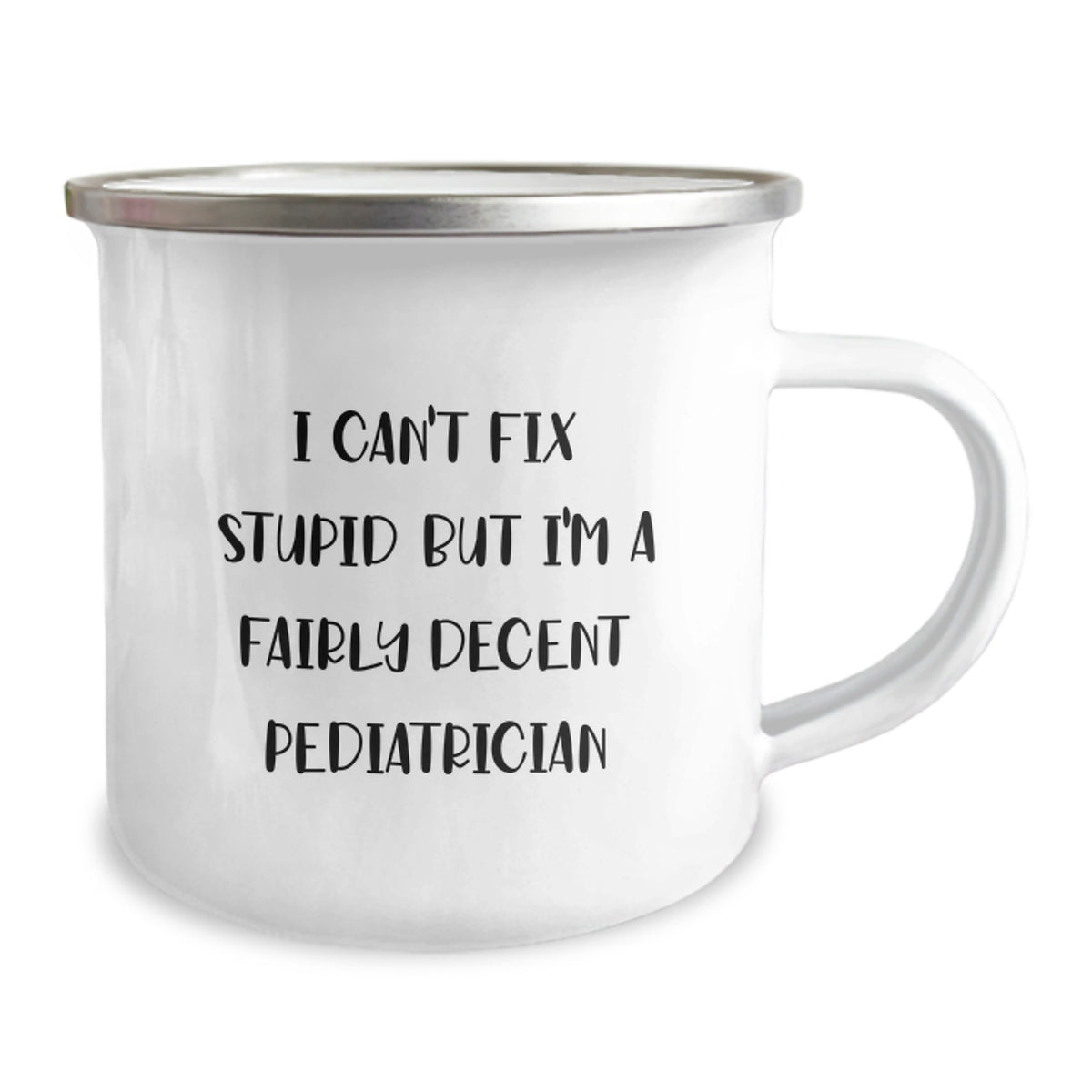 Pediatrician Gift for Him - Humorous Camping Mug Keepsake - Image 2