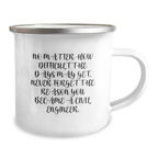Civil Engineer Gifts, Encouragement Mug for Him - Funny Quote 'Never Forget The Reason' Birthday Camping Mug, Gifts from Family to Friends - Image 2