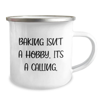 Baking Gifts for Family Friends Men Women Baking Enthusiasts from Men Women - Funny Quote Christmas Unique Gifts for Baking Lover Camping Mug - Image 2