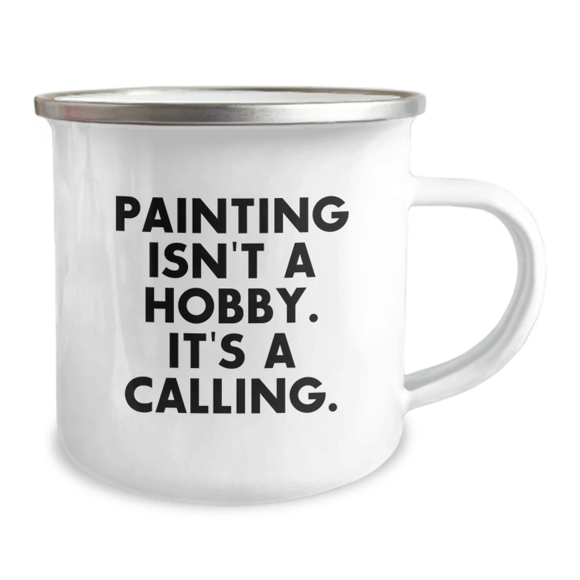 Gifts from Artists to Painting Lovers - Inspirational Funny Valentine's Unique Gifts for Men Women Friends Family - Painting Camping Mug