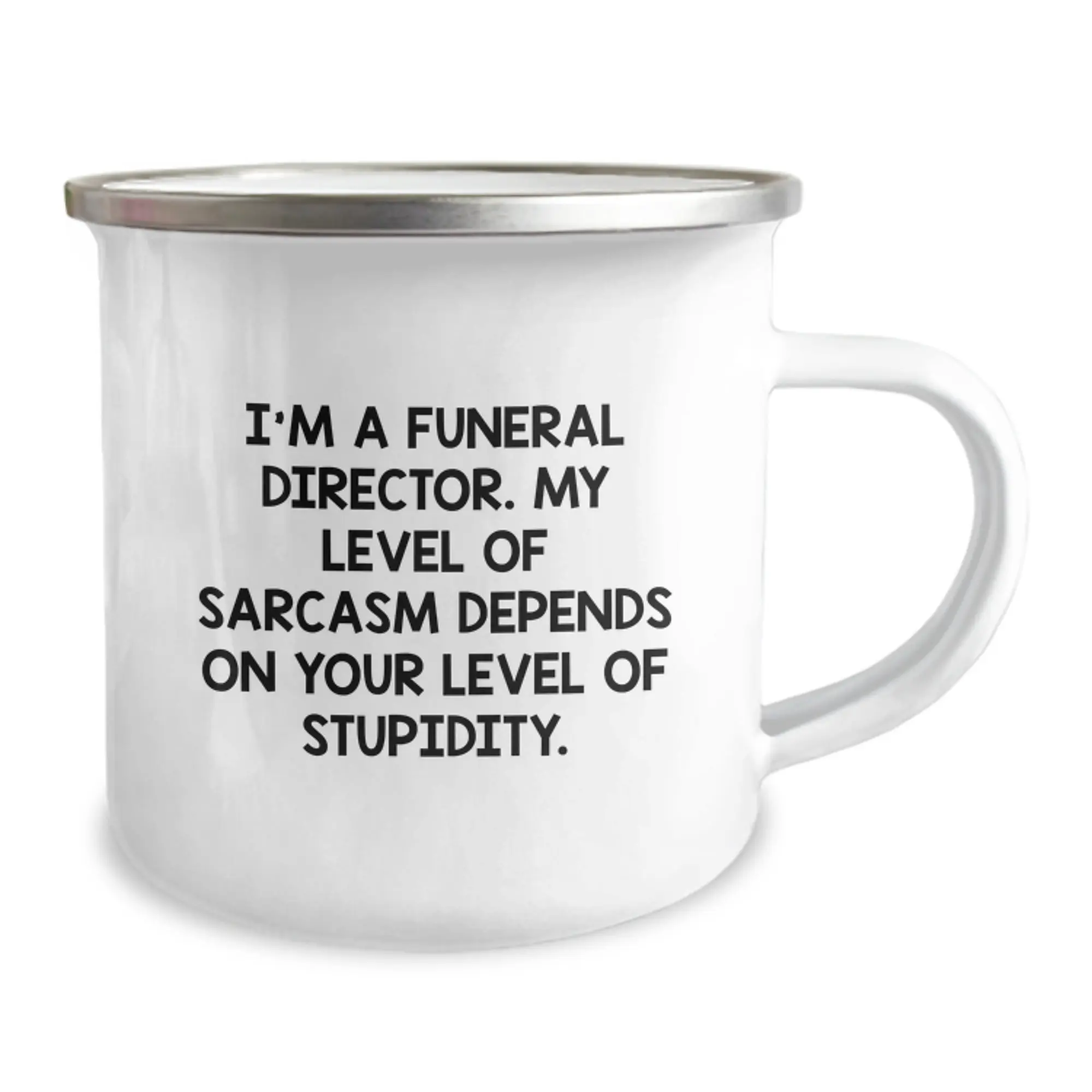 Gifts from Friends for Funeral Directors - Funny Camping Mug with Sassy Quote, Inspirational Graduation Unique Gifts for Men, Women, Coworkers, Family, Friends - Image 2