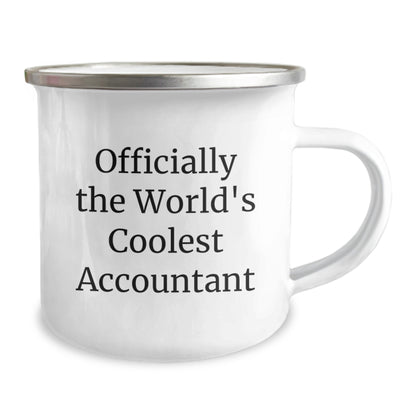 Funny Accountant Gifts from Friends Christmas Unique Mugs for Accountants, Officially The Worlds Coolest Accountant - Image 2