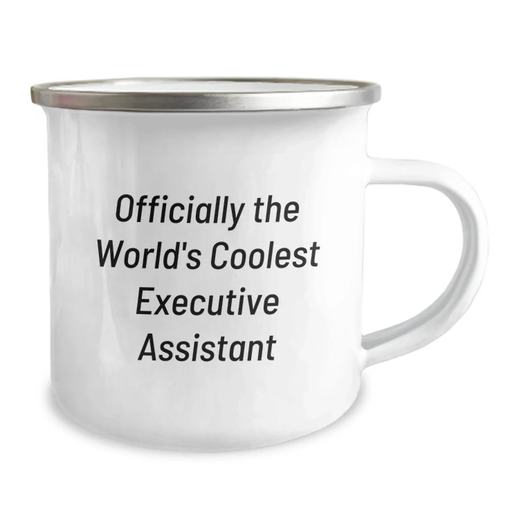 Funny Gifts for Executive Assistant, The World's Coolest Camping Mug, Christmas Unique Presents from Friends