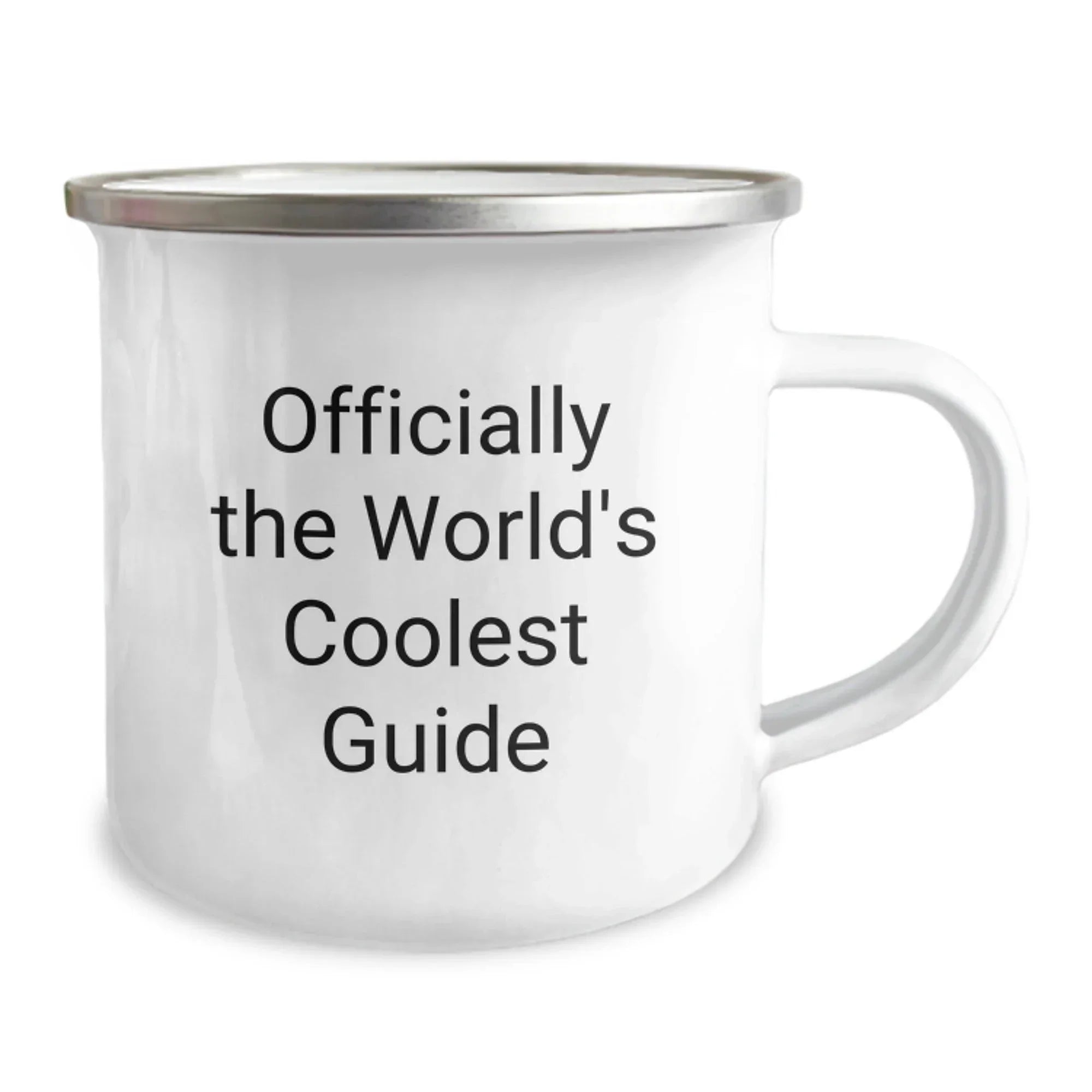 Camping Mugs for Guide Enthusiasts, Funny 'Officially The World's Coolest Guide' Gifts from Friends, Unique Graduation Mugs for Guide Lovers