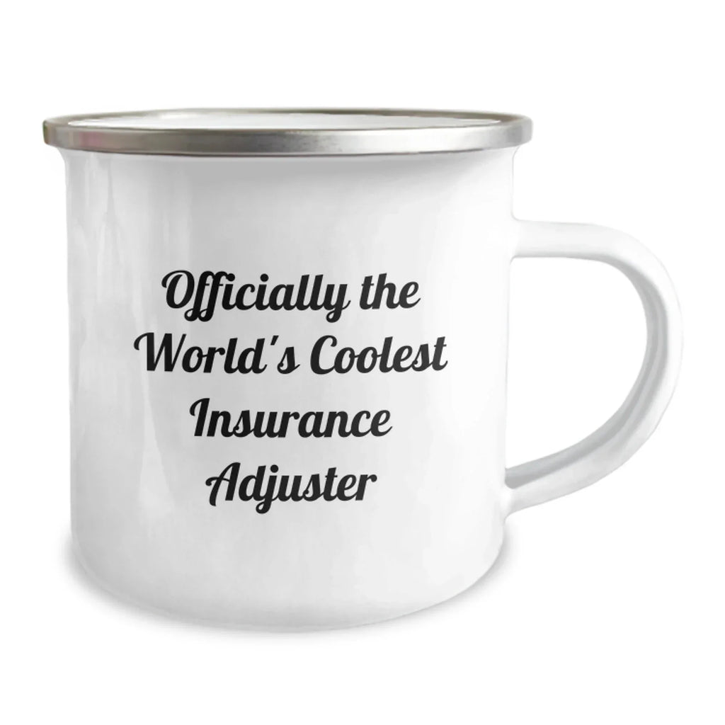 Funny Gift for Insurance Adjuster Friends from Coworkers - Christmas Unique Mugs for Insurers, Camping, Men, Women, Gifts for Insurers