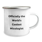 Funny 'Officially The World's Coolest Mixologist' Gifts from Men to Mixologist for Christmas Unique