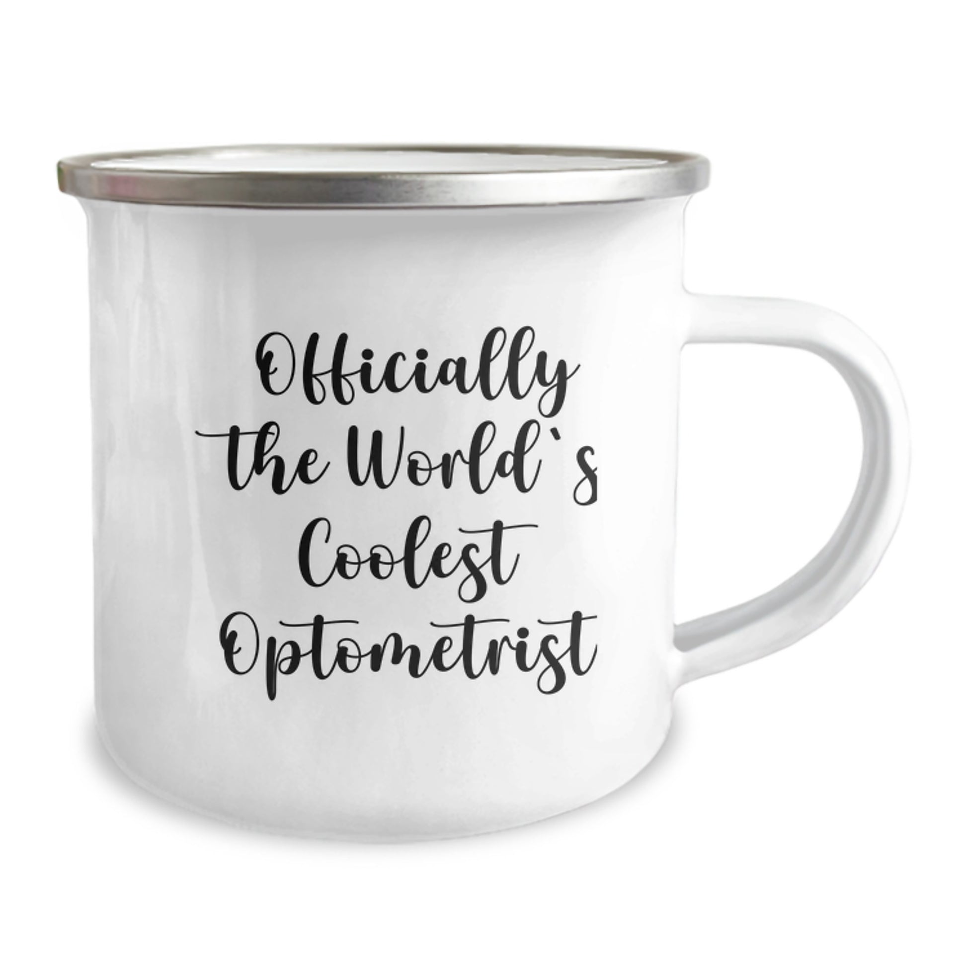 Funny Optometrist Gifts from Friends Christmas Camping Mug Officially The World's Coolest Optometrist - Image 2