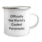 Christmas Rescue Worker Gifts for Men - Officially The World's Coolest Rescue Worker Camping Mug Funny Quote