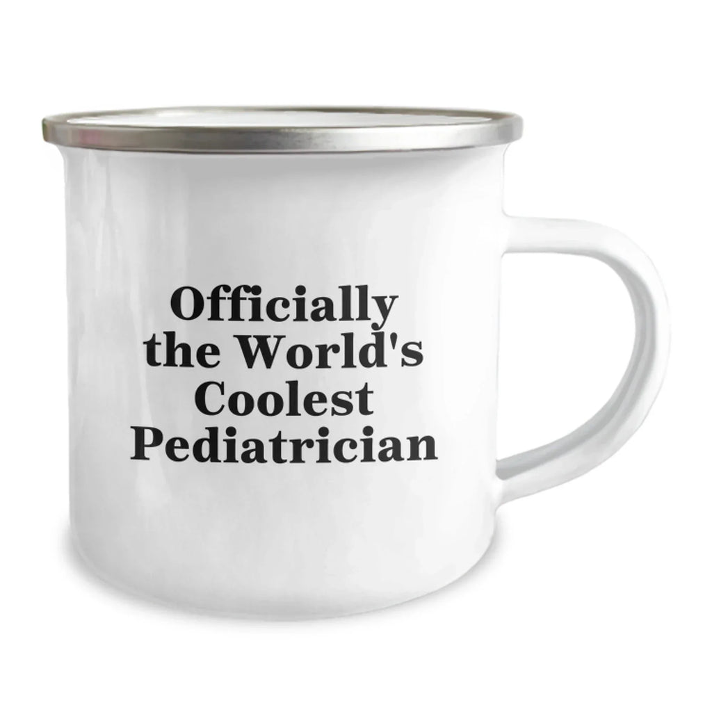 Gifts from Family to the World's Coolest Pediatrician - 'Officially The World's Coolest Pediatrician' Christmas Unique Mug