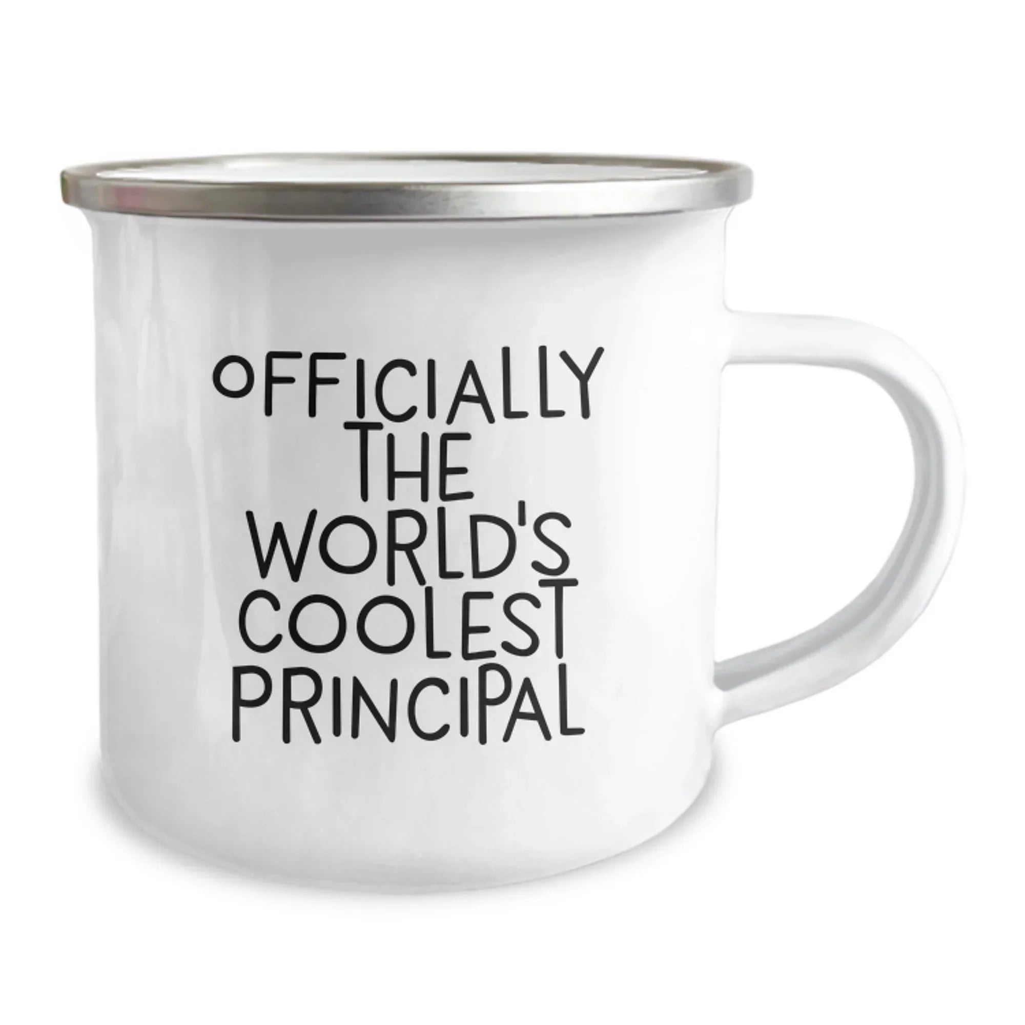 Funny Principal Gifts for Men from Friends - 'Officially The World's Coolest Principal' Christmas Unique Gifts, Principal Camping Mug