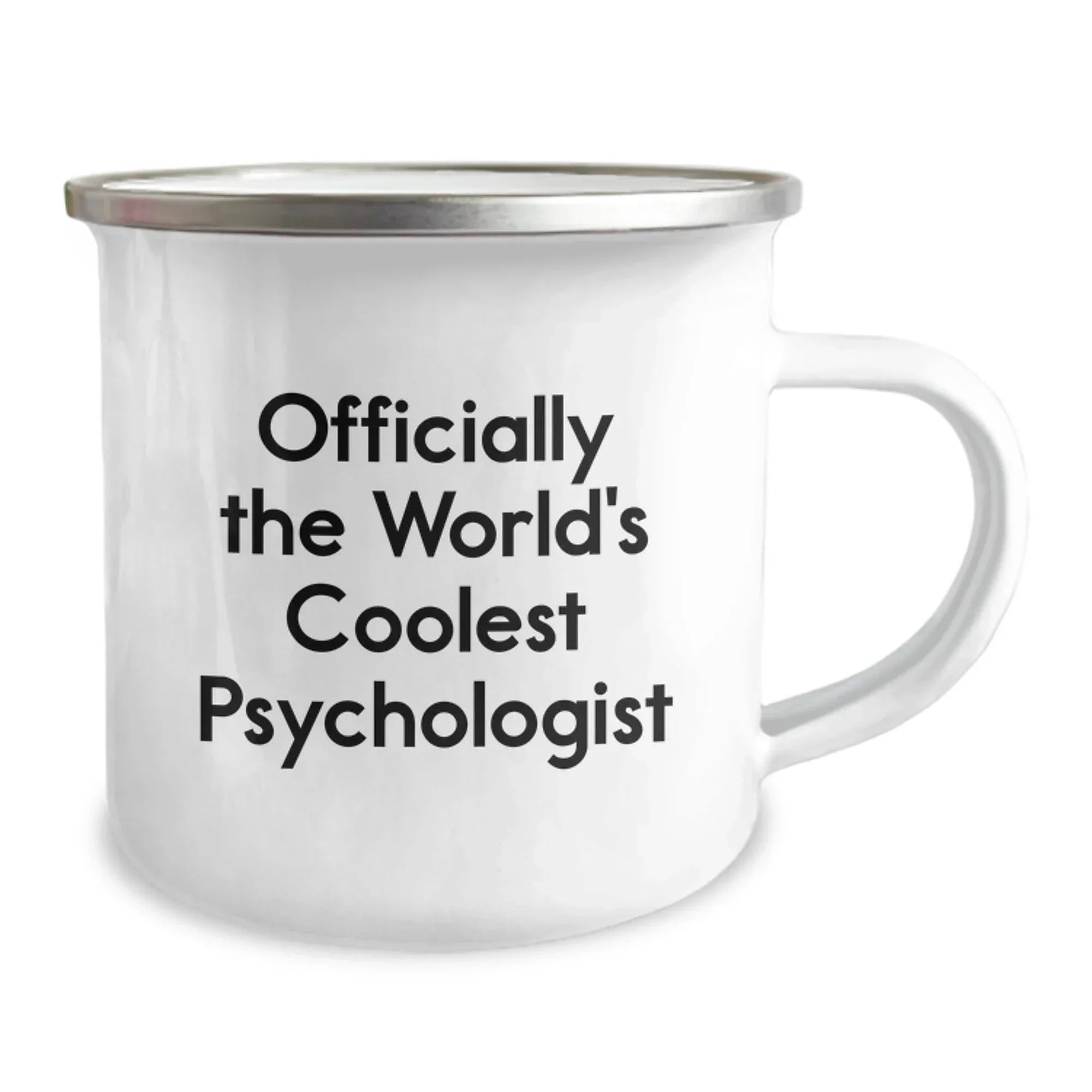 Gifts from Friends for the World's Coolest Psychologist - Funny Motivational Camping Mug, Perfect for Christmas Unique Gifts