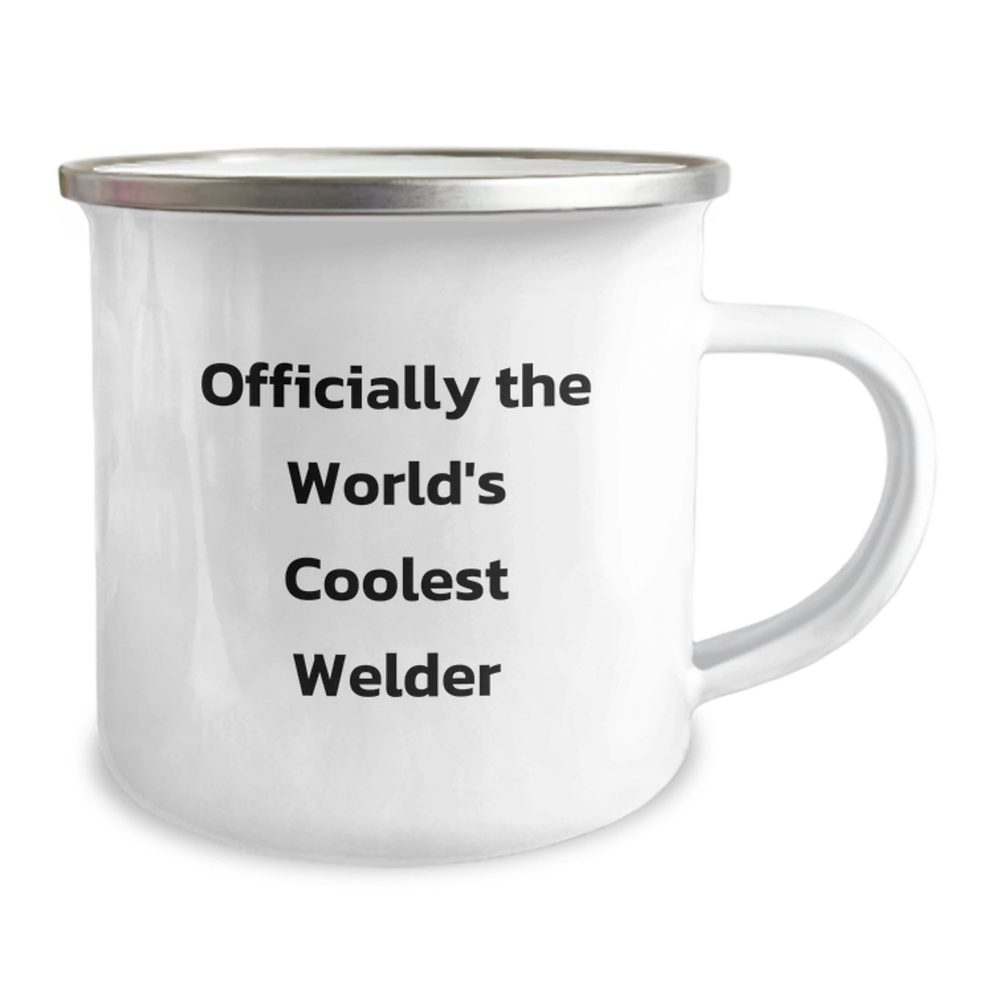 Funny Welder Gifts, Officially The World's Coolest Welder Camping Mug, Gift for Welder Friends - Image 2