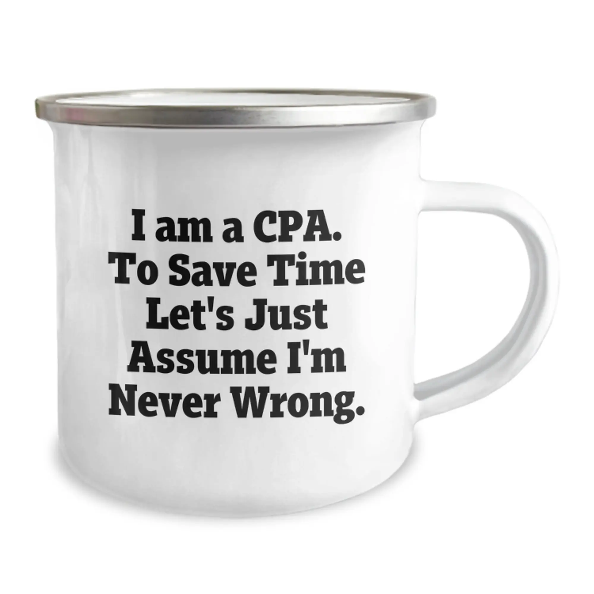 CPA Camping Mug Funny Quote Gifts for a CPA Friend from Family - Image 2