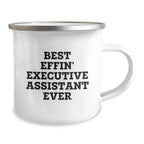 Funny Executive Assistant Gifts for Men, Women, Friends, Coworkers - Best Effin' Executive Assistant Ever Christmas Unique Gifts from Family