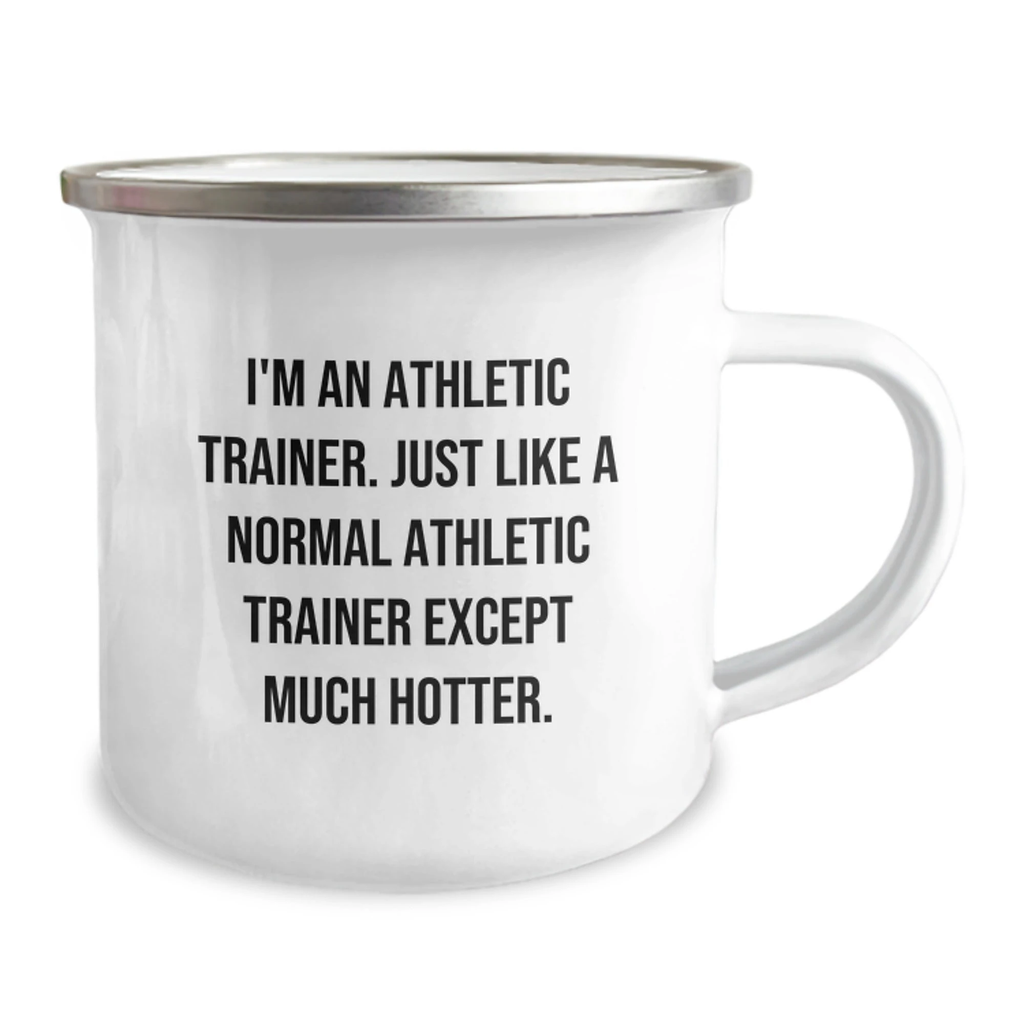 Funny Athletic Trainer Gifts for Her, Camping Mug with I'm An Athletic Trainer Quote - Unique Mother's Day Unique Gifts from Friends - Image 2