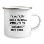 Funny Athletic Trainer Gifts for Her, Camping Mug with I'm An Athletic Trainer Quote - Unique Mother's Day Unique Gifts from Friends - Image 2