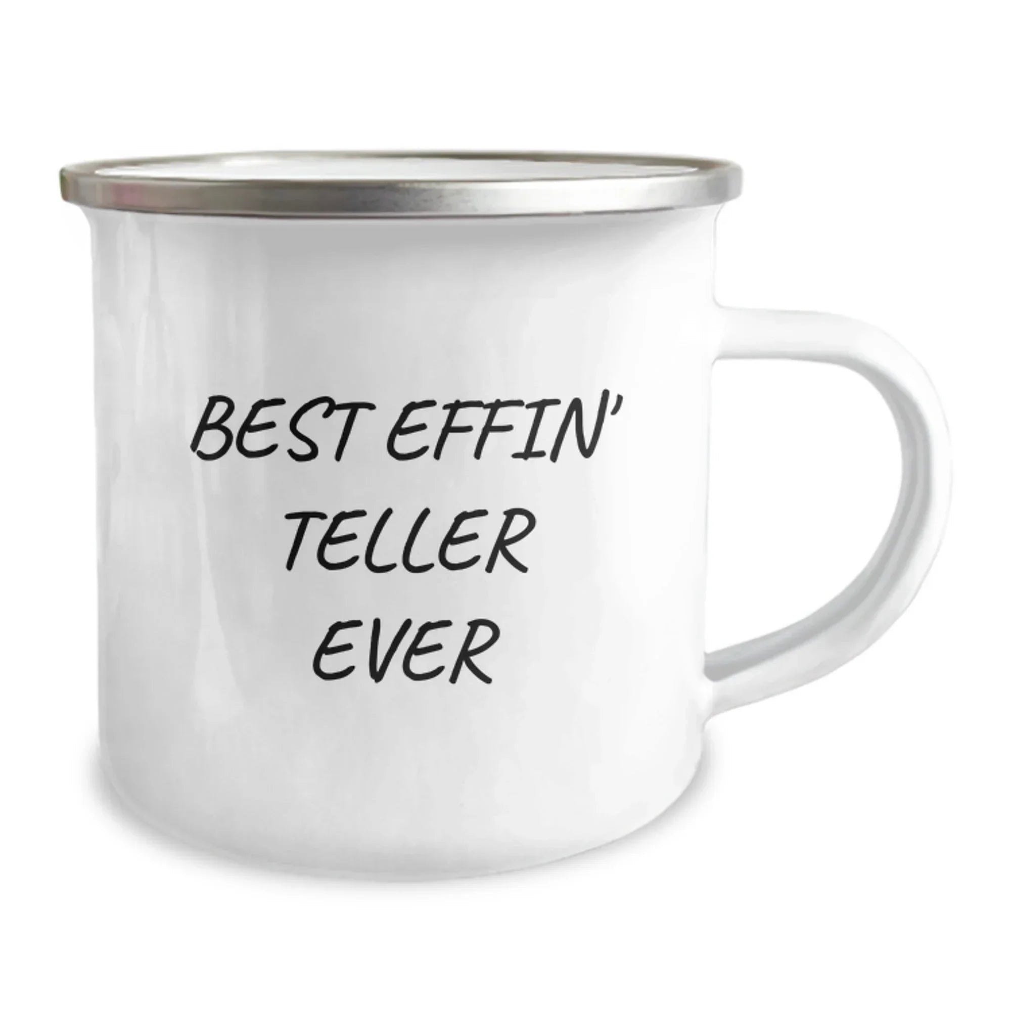 Funny Gifts for Teller Enthusiasts, Best Effin' Teller Ever Camping Mug, Unique Christmas Unique Gifts from Friends to Family