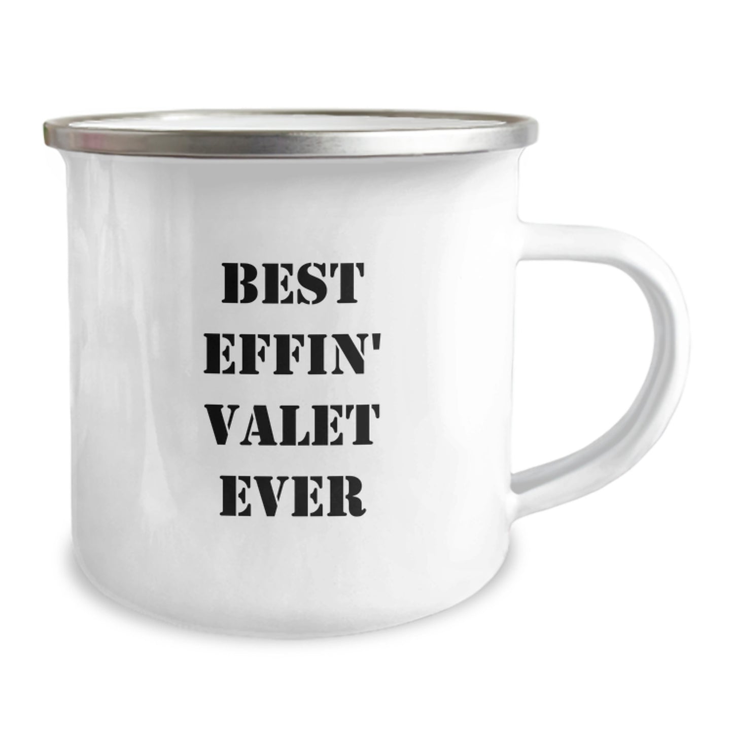 Funny Valet Camping Mug Gifts from Friends for Best Effin' Valet Ever Graduation Unique Gifts - Image 2