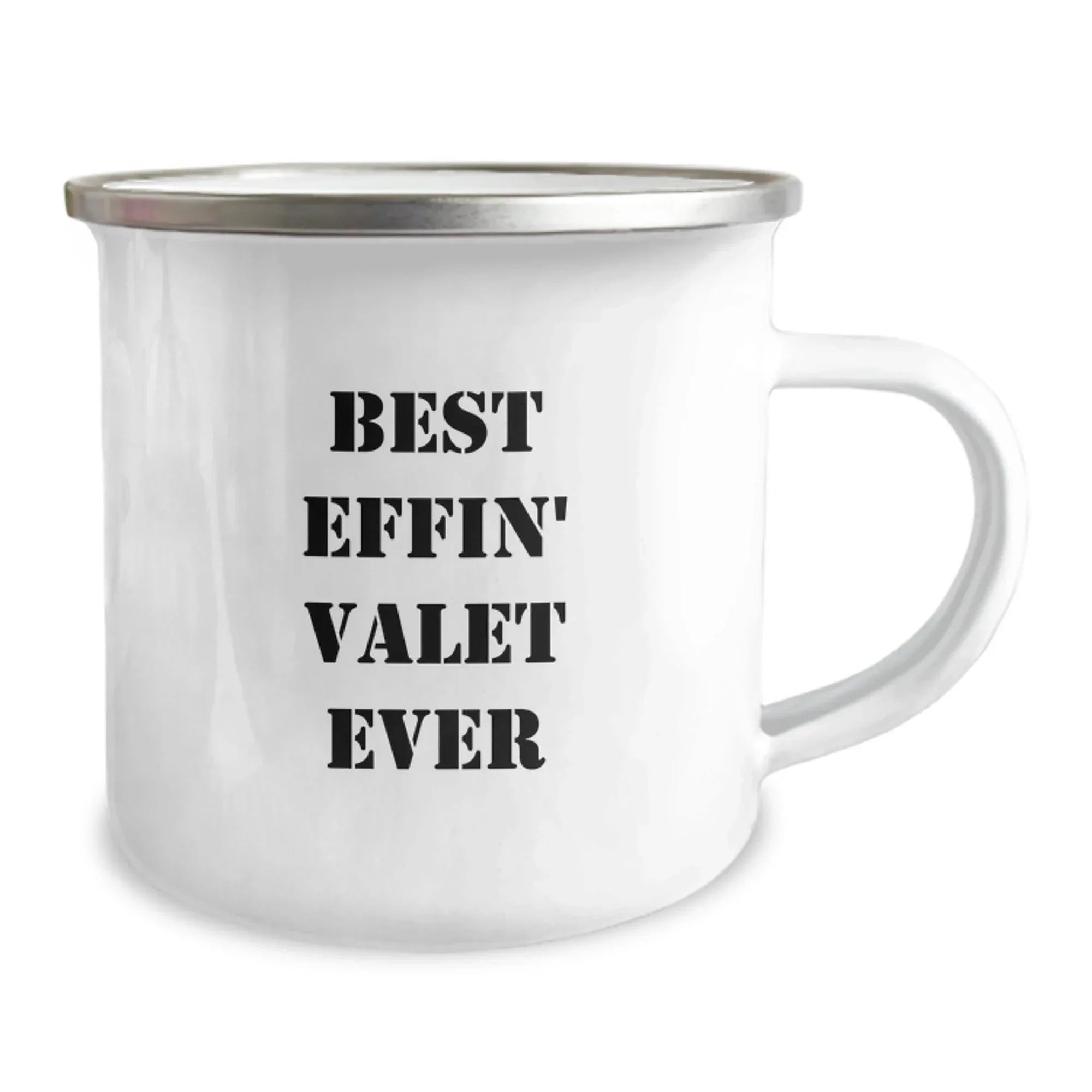 Funny Valet Camping Mug Gifts from Friends for Best Effin' Valet Ever Graduation Unique Gifts