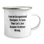 Funny Occupational Therapist Gifts for Men Women Friends Family - Christmas Unique Mugs from Coworkers