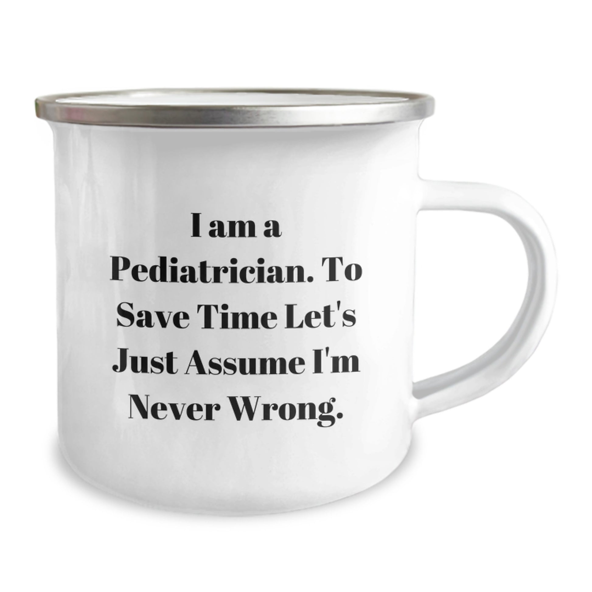 Gifts from Friends and Family to Pediatrician Camping Mugs with Funny Quote, Perfect for Doctors, Great Christmas Unique Gifts - Image 2