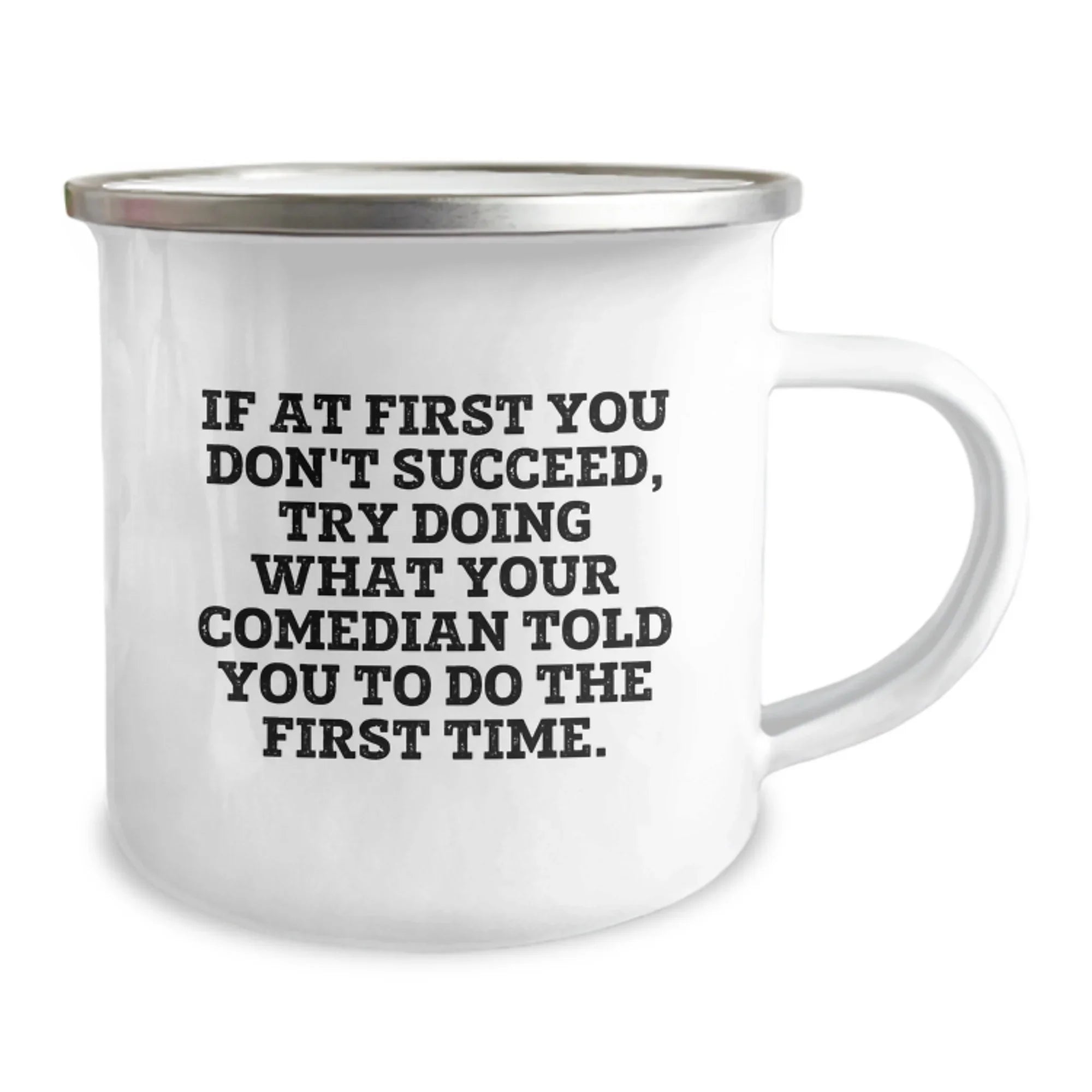 Funny Comedian Christmas Camping Mug Gifts from Friends to Comedian Men, Comedian Lover Mug for Comedian