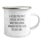 Funny General Manager Gifts for Men, Inspirational General Manager Quotes on Camping Mugs - Gifts from Friends, Christmas Unique Gifts