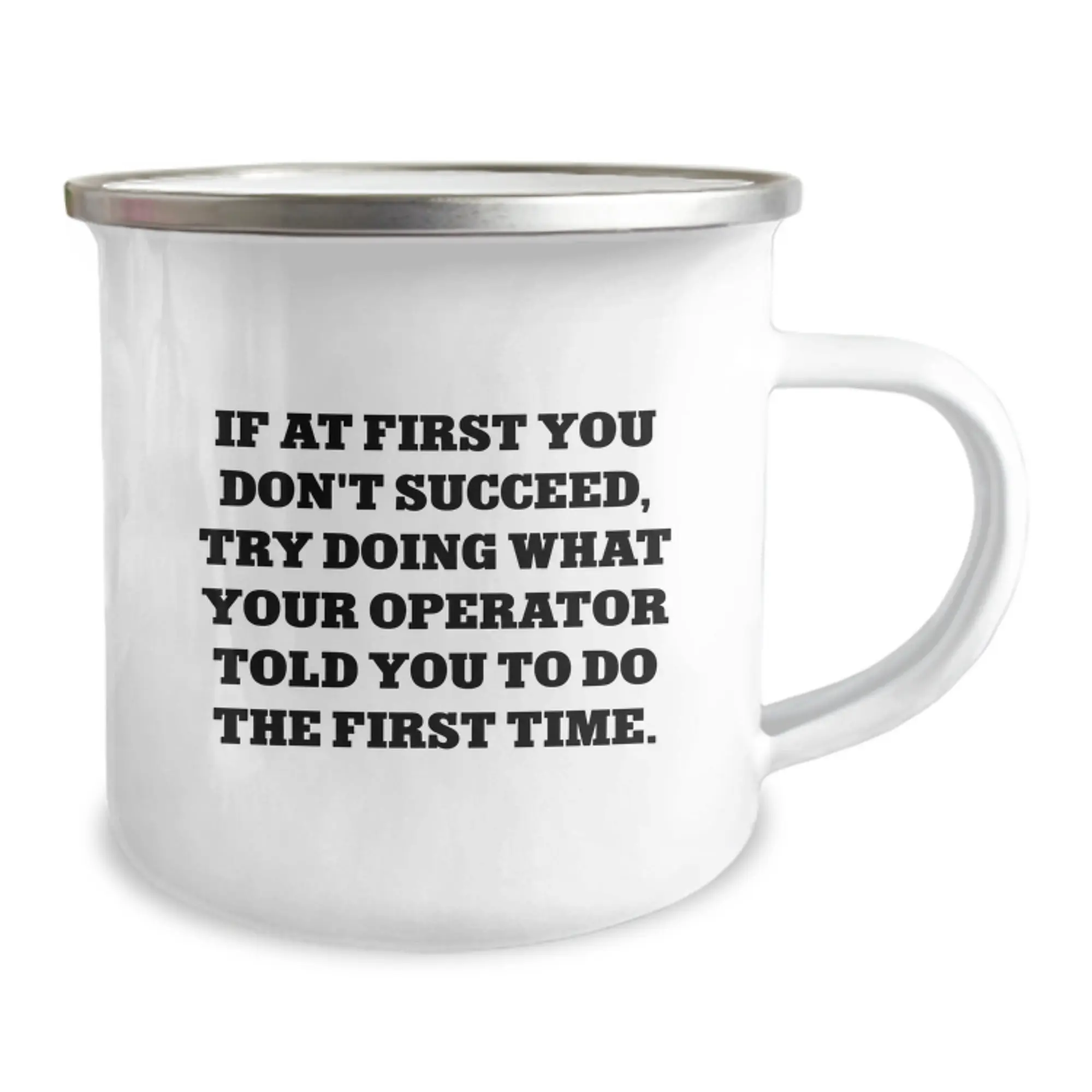 Funny Operator Quotes Gifts from Family to Operator Camping Mug, Inspirational Mugs for Men, Women, Friends, Coworkers for Graduation Unique Gifts - Image 2