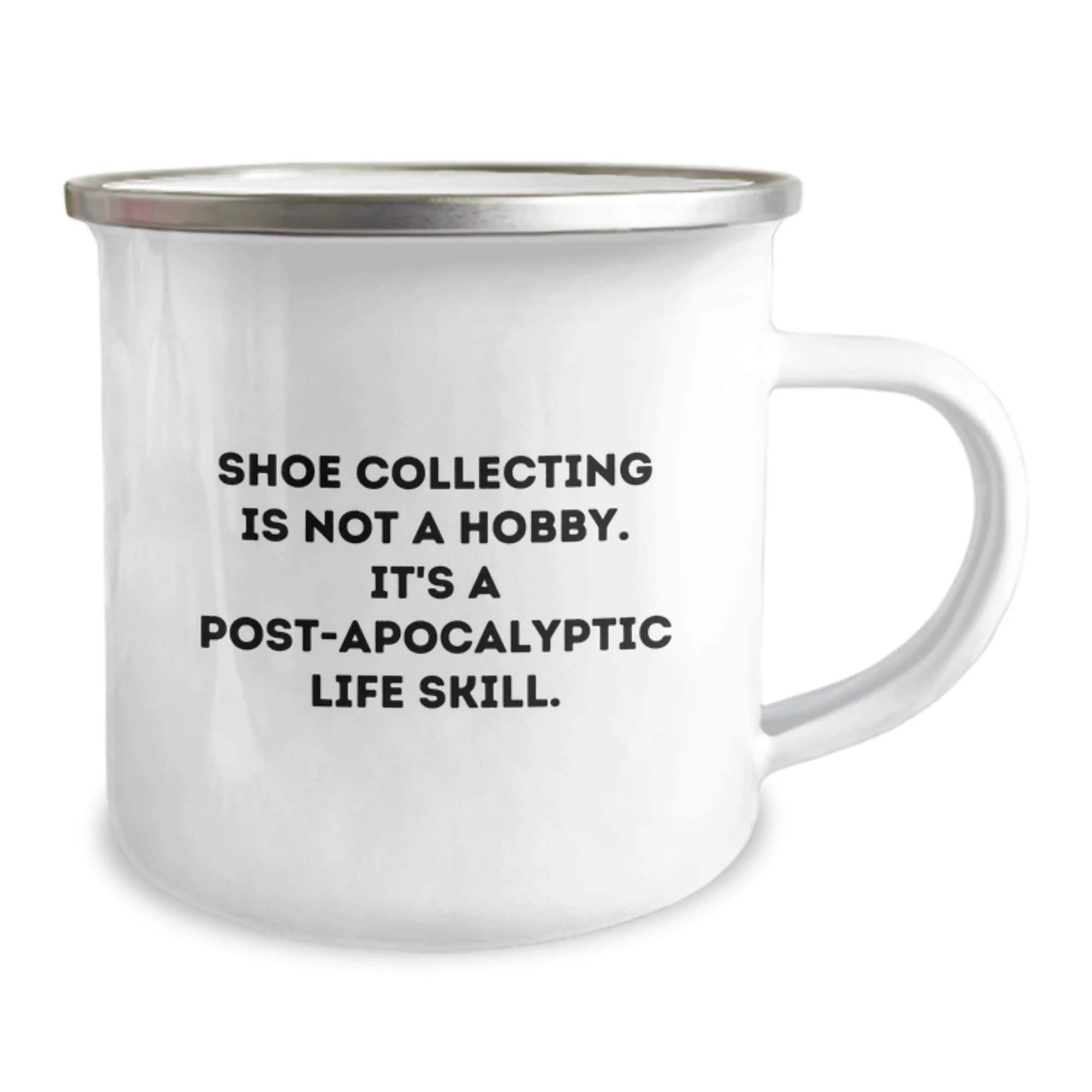 Shoe Collecting Gifts for Men - 'Shoe Collecting Is Not A Hobby...' Camping Mug for Graduation, Funny and Inspirational