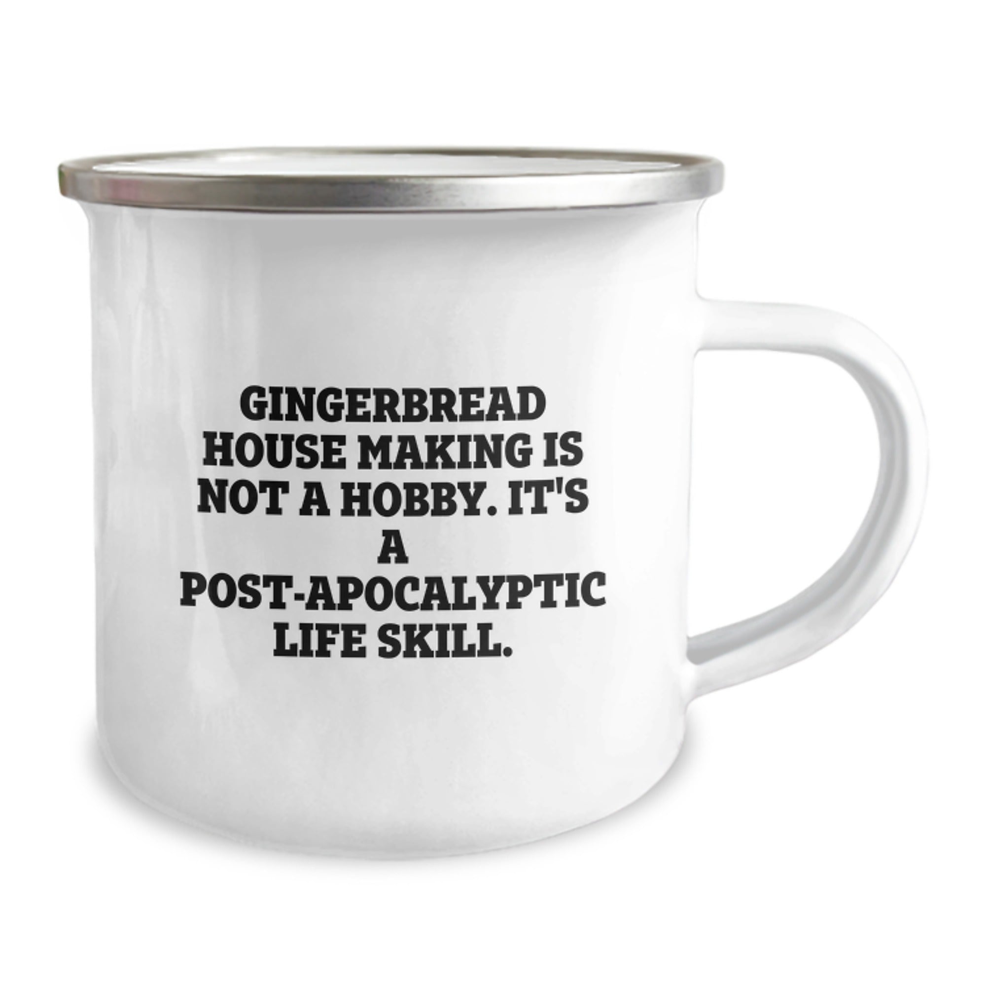 Gingerbread House Making Gifts, Funny Camping Mug, Gifts from Friends, Gifts for Gingerbread House Making Enthusiasts, Perfect Graduation Unique Gifts for Men and Women - Image 2
