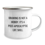 Funny Drawing Gifts from Friends for Christmas Camping Mug