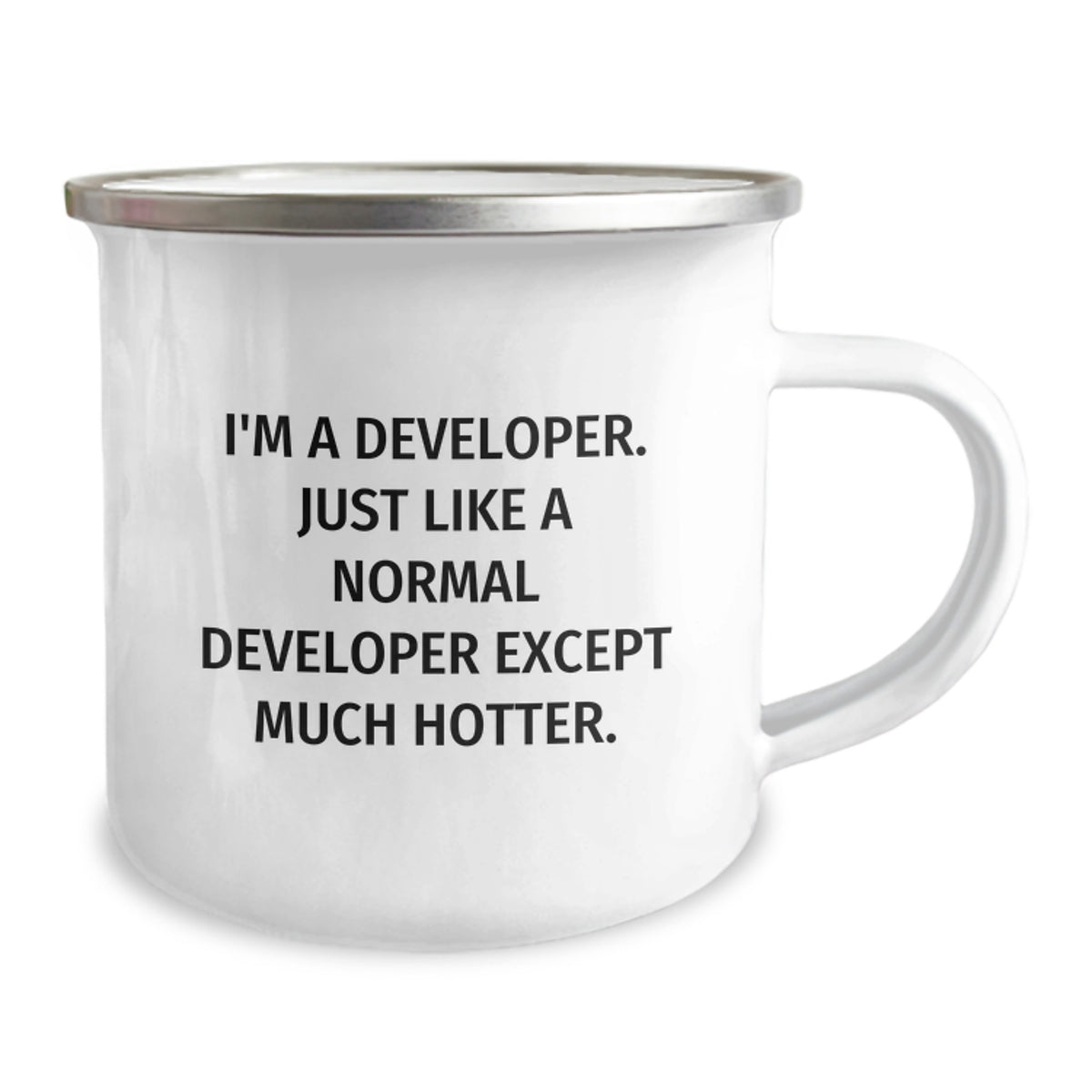 Developer Camping Mug Gift for Him - A Humorous Keepsake - Image 2
