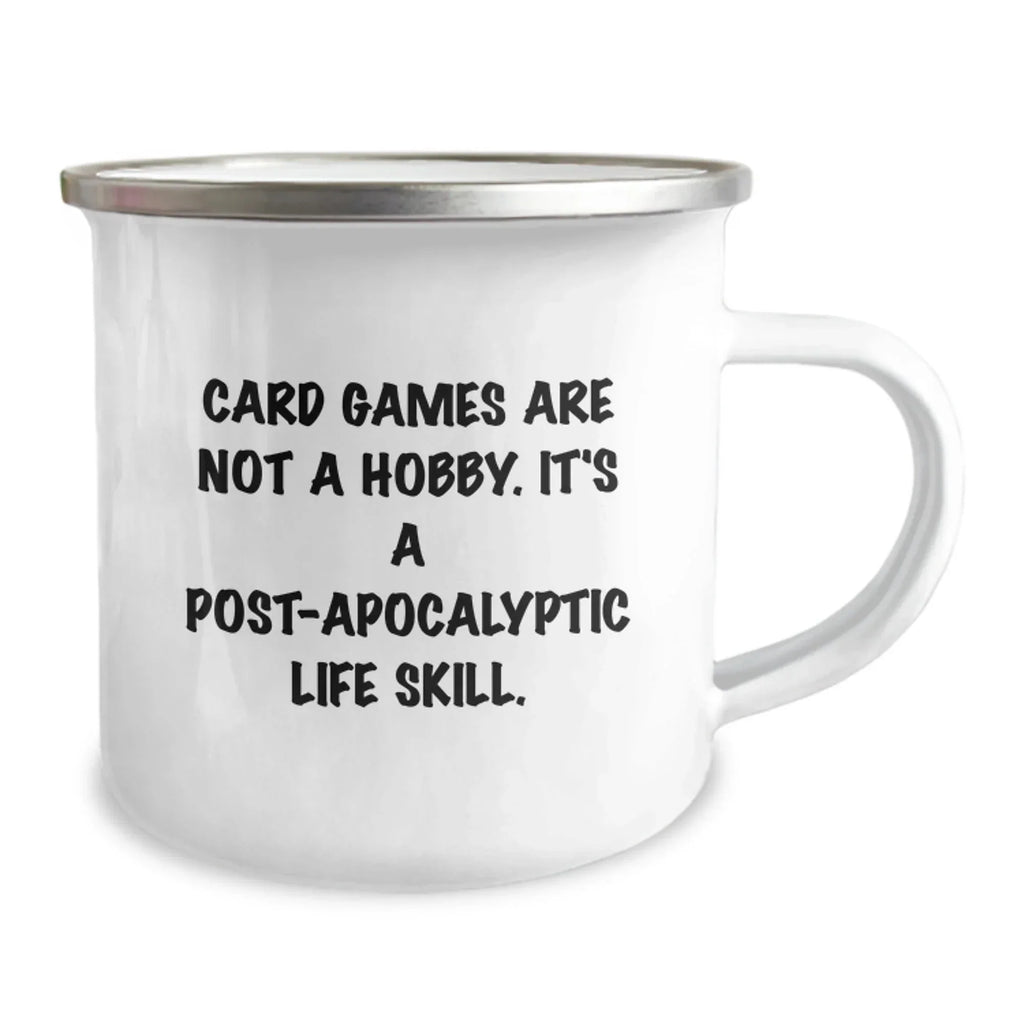 Funny Card Games Camping Mug, Gifts from Family to Card Games Enthusiasts, for Men or Women, Unique Graduation Gifts