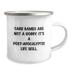 Funny Card Games Camping Mug, Gifts from Family to Card Games Enthusiasts, for Men or Women, Unique Graduation Gifts