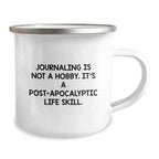 Funny Journaling Camping Mug Gifts from Family to Journaling Lovers for Christmas