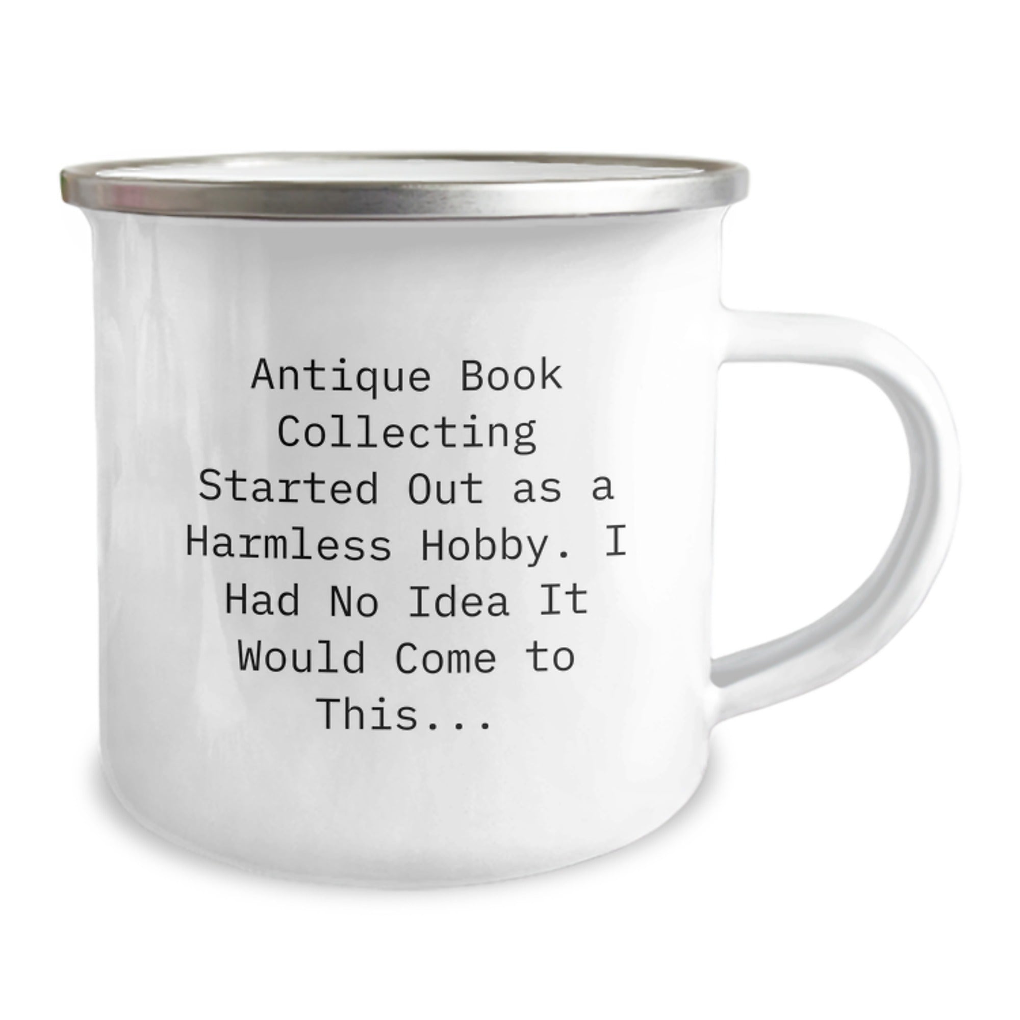 Unique Gifts for Antique Book Collecting Enthusiasts - Funny Camping Mug from Friends, Christmas Unique Gifts for Men - Image 2