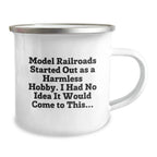 Funny Model Railroads Gifts for Men - Christmas Unique Model Railroads Mugs with Sarcasm Quote from a Model Railroads Enthusiast, Gifts from Husband to Wife